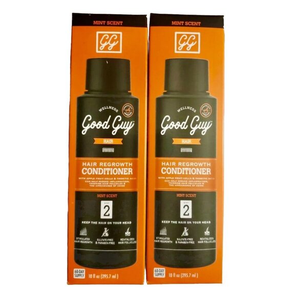 2 Pack Good Guy Wellness Thinning Hair Rejuvenate Step 2 Mint Conditioner 10 oz - Picture 1 of 4